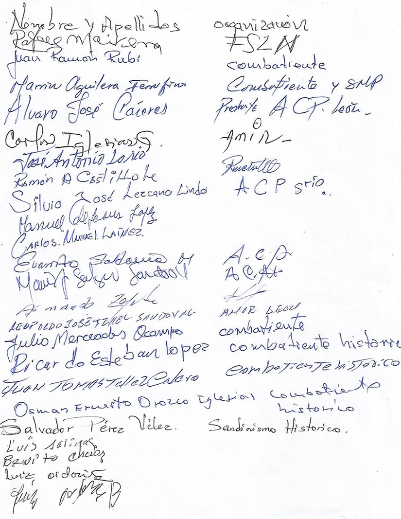pronunciamiento